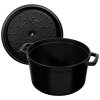 STAUB LA COCOTTE Garnek żeliwny Okrągły Wysoki 4.8 Ltr, Czarny La Cocotte